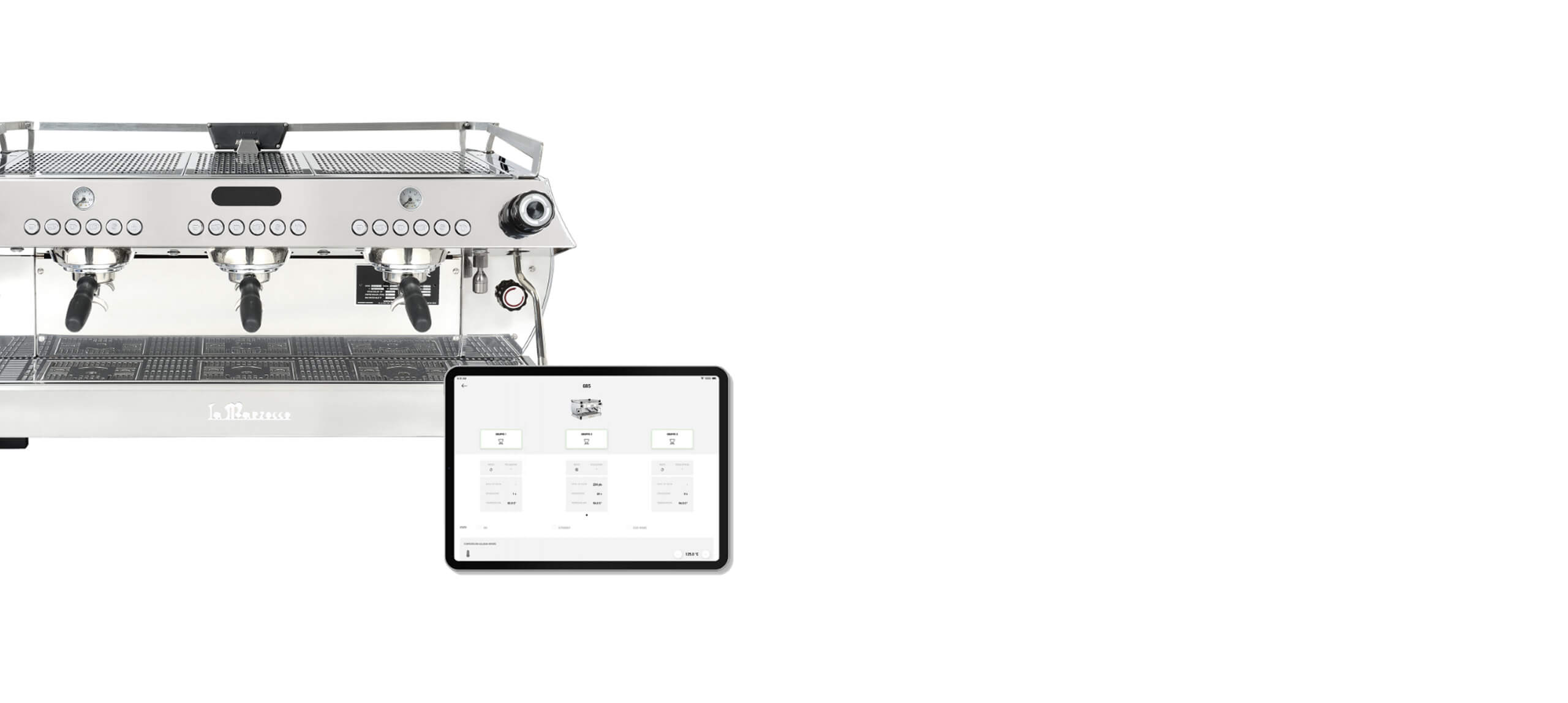 The app works well on an iPad - La Marzocco NZ