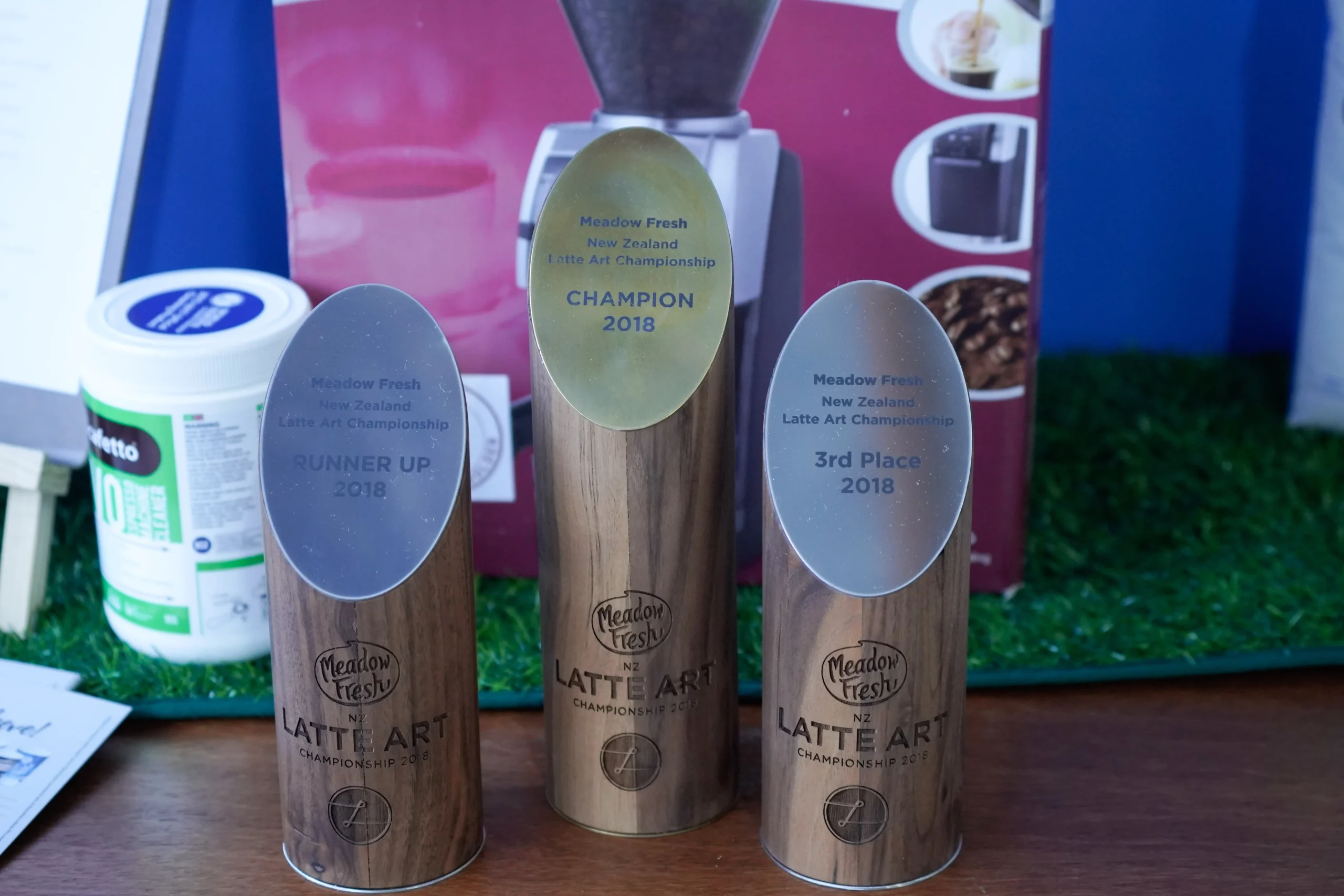 latte art championships - 2018 Trophys