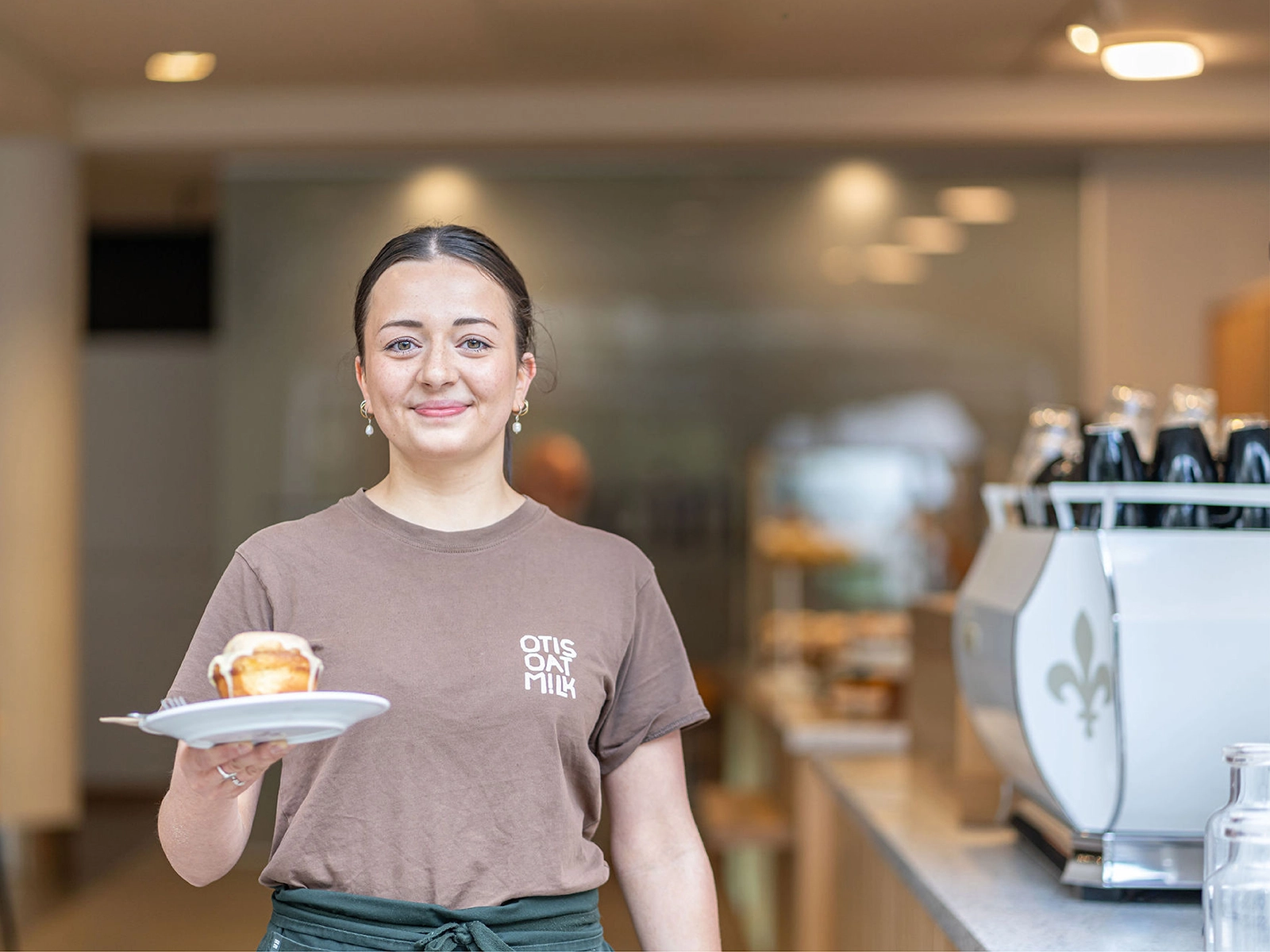 barista at Precinct at Tūhara in Dunedin